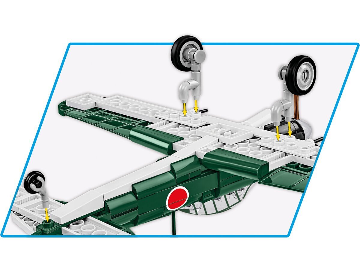 Konstruktorid Cobi Mitsubishi A6M2, 5861 цена и информация | Klotsid ja konstruktorid | hansapost.ee