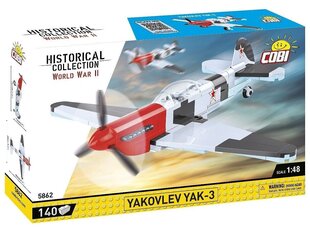 COBI - Конструктор Yakovlev Yak-3, 1/48, 5862 цена и информация | Конструкторы и кубики | hansapost.ee