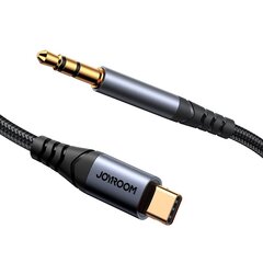Аудиокабель Joyroom SY-A07 USB-C to 3,5mm 1.2m черный цена и информация | Адаптеры, USB-разветвители | hansapost.ee