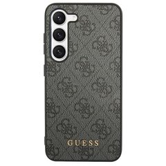 Guess GUHCS24LG4GFGR S24 Ultra S928 czarny|black hardcase 4G Metal Gold Logo цена и информация | Чехлы для телефонов | hansapost.ee