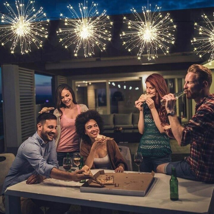 Valguskett Fireworks 100 LED Smart, soe valge hind ja info | Jõulutuled | hansapost.ee