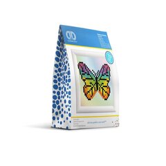 Алмазная мозаика Rainbow butterfly DD Kit with frame цена и информация | Алмазная мозаика | hansapost.ee