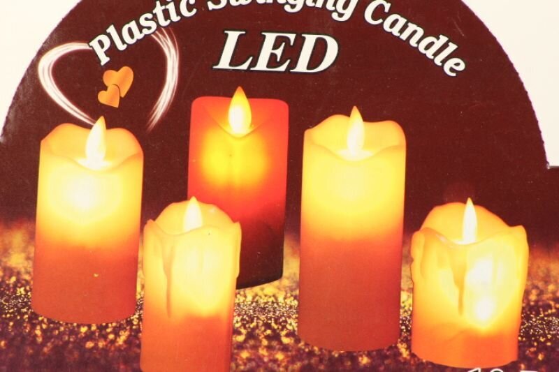 LED plastist kiikuv LED-küünal цена и информация | Küünlad, küünlajalad | hansapost.ee