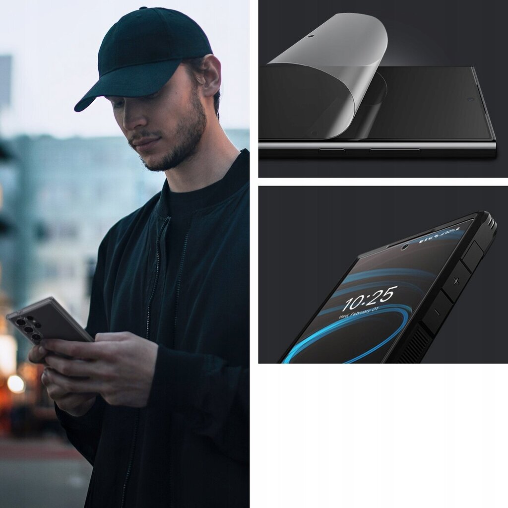 Kaitseklaas Spigen Neo Flex Solid 2-pack Galaxy S24 Ultra цена и информация | Ekraani kaitseklaasid ja kaitsekiled | hansapost.ee