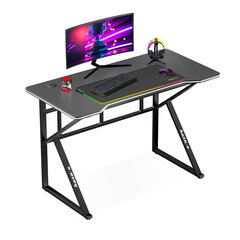 Игровой стол Huzaro Hero 1.6 черный цена и информация | Компьютерные, письменные столы | hansapost.ee