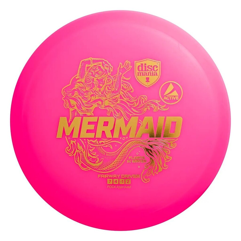 Mitteuppuv discgolfi ketas Discmania Fairway Driver Mermaid, roosa hind ja info | Discgolf | hansapost.ee