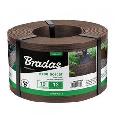 Vejos atitvaras Bradas WOOD BORDER, 130mm x 2.8mm x 10m, rudas цена и информация | Садовые инструменты | hansapost.ee