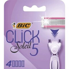 Bic Click Soleil 5 raseerimispead, 4 tk hind ja info | Raseerimisvahendid | hansapost.ee