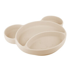 Iminapaga silikoontaldrik Canpol Babies Bear, beež price and information | Children's plates, bowls and cutlery | hansapost.ee