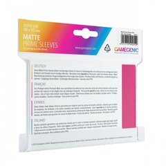 Матовые защиты для карточек Gamegenic, Prime C CG, 66x91мм, розовые цена и информация | Настольные игры | hansapost.ee