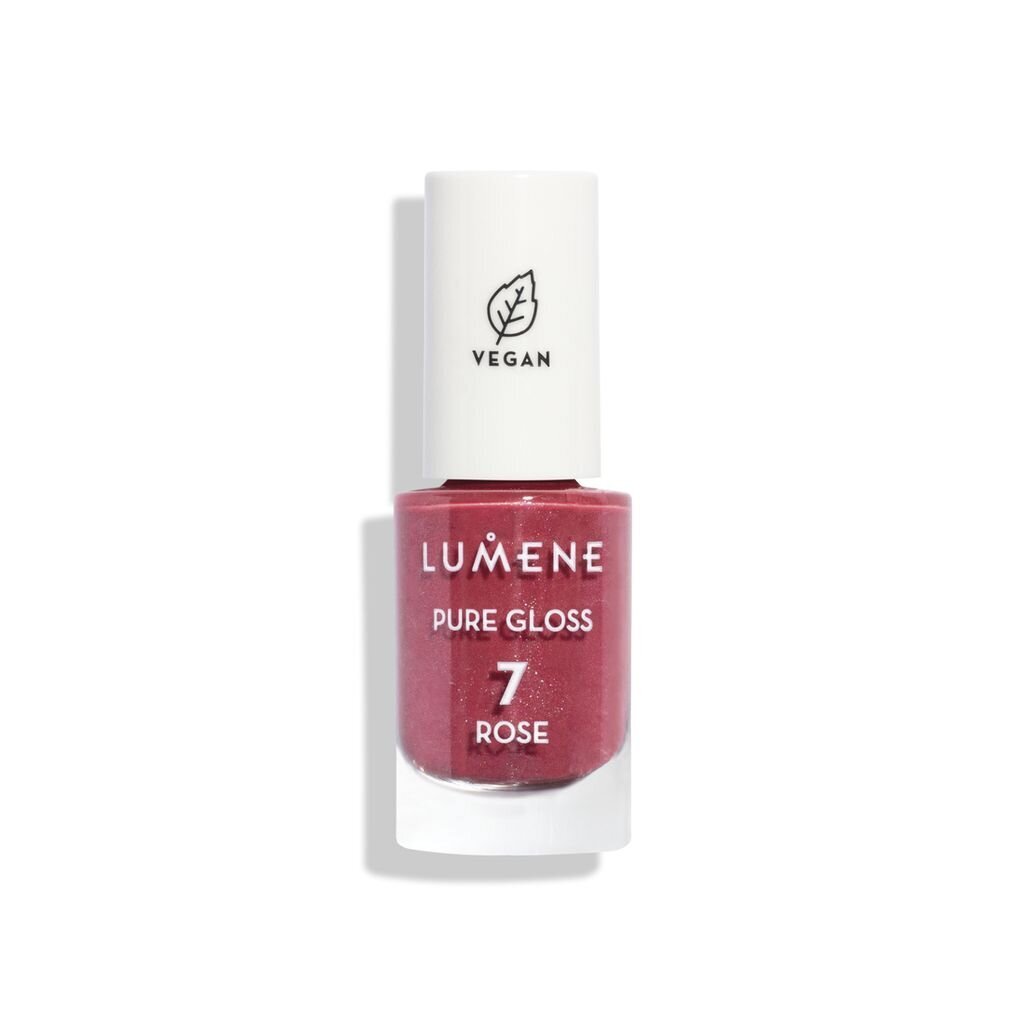 Küünelakk Lumene Pure Gloss, Nr. 7 Rose, 5 ml hind ja info | Küünelakid ja küünelakieemaldajad | hansapost.ee