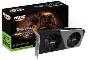 Inno3D GeForce RTX 4070 Ti Super Twin X2 (N407TS2-166X-186156N) цена и информация | Видеокарты | hansapost.ee