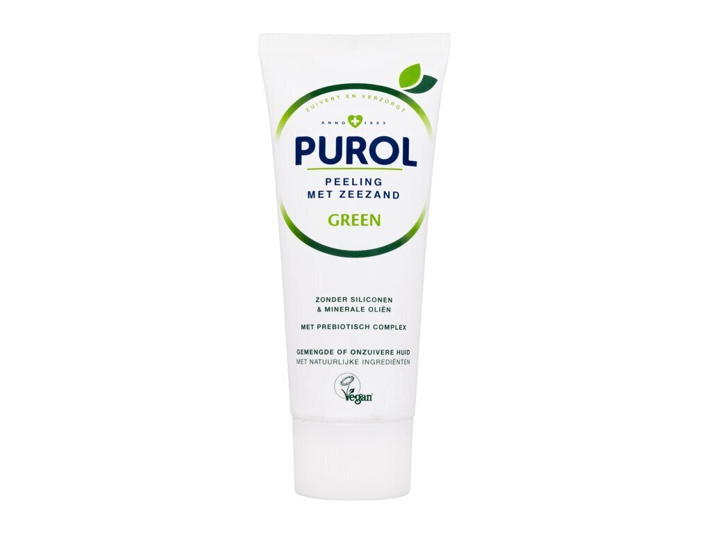 Veido pilingas Purol Green Peeling Mereliivaga, 100 ml hind ja info | Näopuhastusvahendid | hansapost.ee