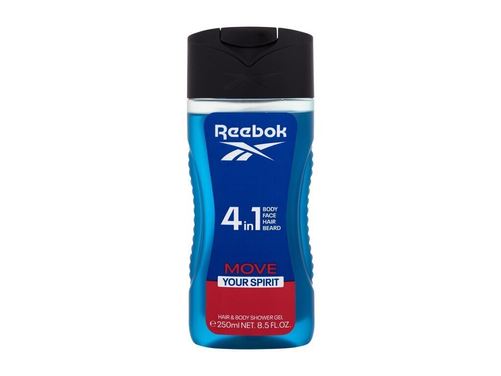 Dušigeel Reebok Move Your Spirit meestele, 250 ml цена и информация | Dušigeelid, õlid | hansapost.ee