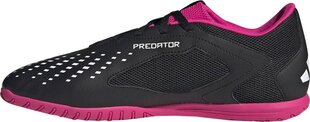 Футбольные бутсы Adidas Predator Accuracy.4 IN, размер 44 2/3, чёрный/розовый цвет цена и информация | Футбольные бутсы | hansapost.ee