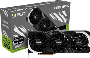 Palit GeForce RTX 4070 Ti Super GamingPro OC (NED47TSH19T2-1043A) цена и информация | Видеокарты | hansapost.ee