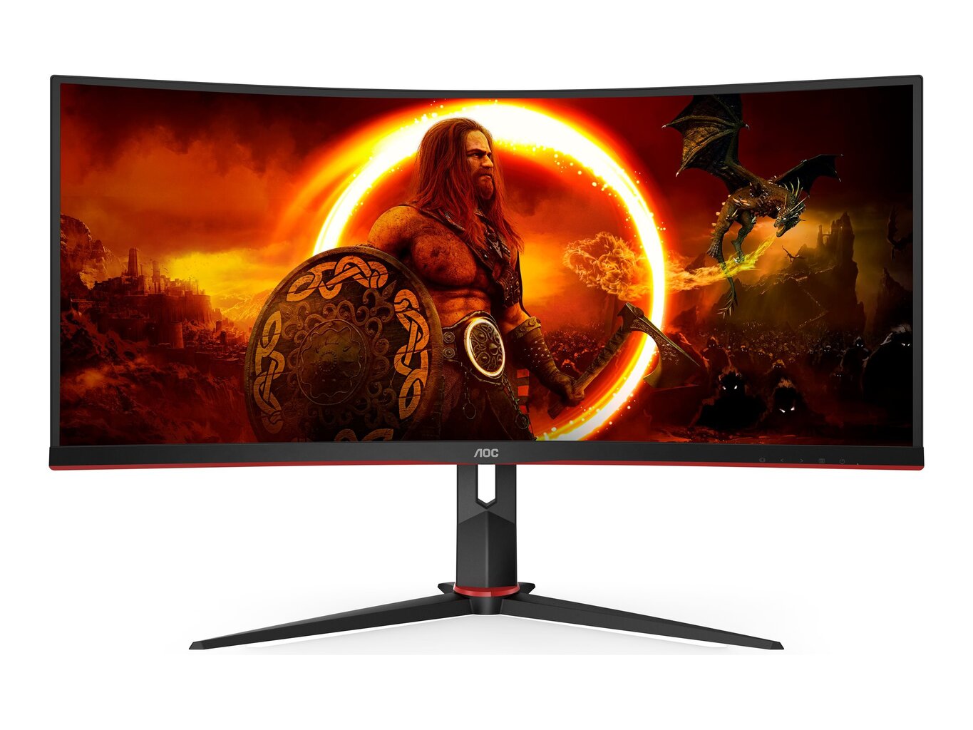 AOC CU34G2XP/BK 34inch 3440x1440 VA цена и информация | Monitorid | hansapost.ee