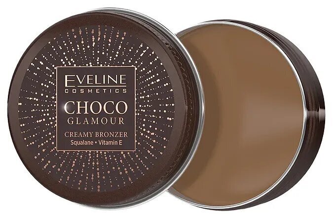 Kreemjas päikesepuuder Eveline Choco Glamour bronzer cream, 01, 20 g hind ja info | Päikesepuudrid ja põsepunad | hansapost.ee