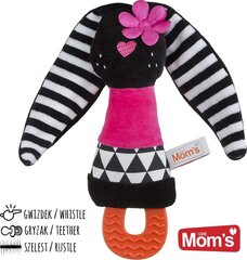 Хрустящий кролик с прорезывателем Mom's Care, 000878 цена и информация | Игрушки для малышей | hansapost.ee