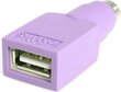 PS/2-USB adapter Startech GC46FMKEY Lilla hind ja info | USB adapterid ja jagajad | hansapost.ee