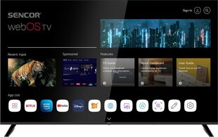 Sencor SLE 65US801TCSB UHD WEB OS hind ja info | Televiisorid | hansapost.ee