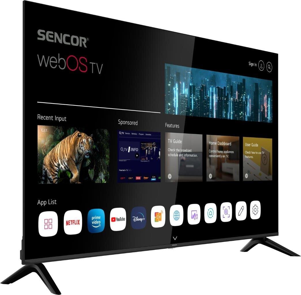 Sencor SLE 65US801TCSB UHD WEB OS цена и информация | Televiisorid | hansapost.ee