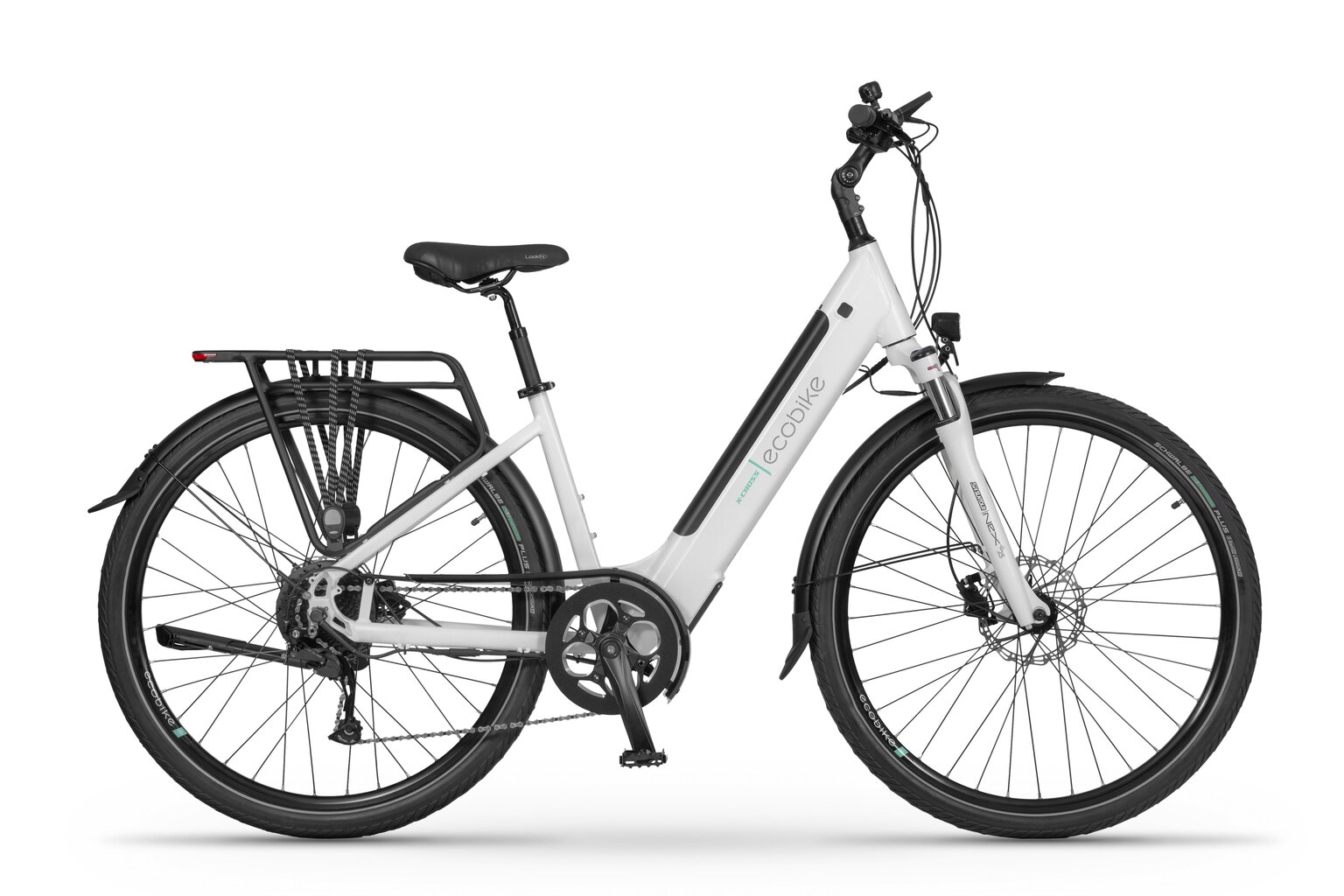Elektrijalgratas Ecobike X-Cross 14,5Ah LG 19", 28", valge цена и информация | Elektrijalgrattad | hansapost.ee
