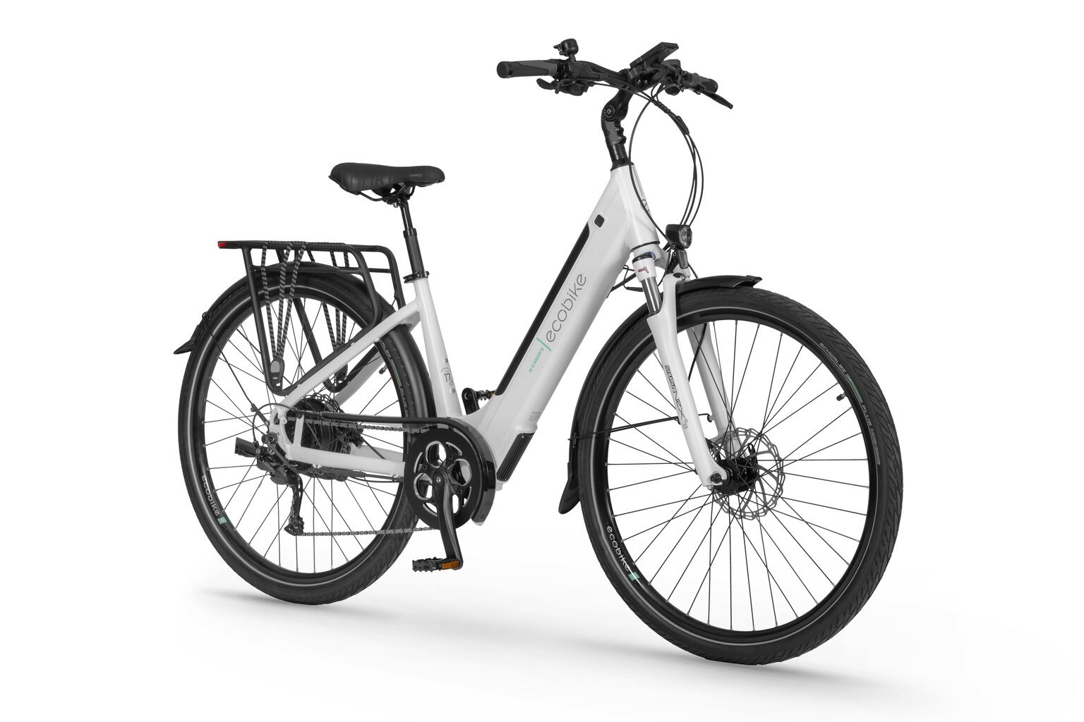 Elektrijalgratas Ecobike X-Cross 14,5Ah LG 19", 28", valge цена и информация | Elektrijalgrattad | hansapost.ee