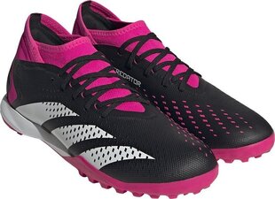Футбольные бутсы Adidas Predator Accuracy.3 TF, размер 45 1/3, чёрный/розовый цвет цена и информация | Футбольные бутсы | hansapost.ee