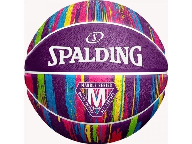 Korvpallipall Spalding Marble Series, suurus 7 цена и информация | Korvpallid | hansapost.ee