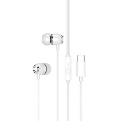 XO wired earphones EP25 USB-C white hind ja info | Kõrvaklapid | hansapost.ee