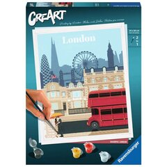 Ravensburger CreArt – värviline London, maalikunst hind ja info | Maalimiskomplektid numbrite järgi | hansapost.ee