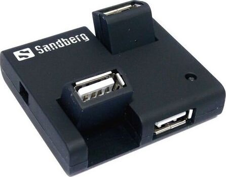SANDBERG USB Hub 4 Ports цена и информация | USB adapterid ja jagajad | hansapost.ee