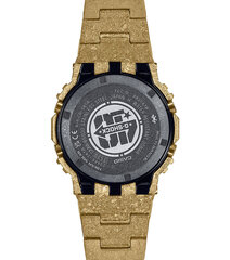 <p>G-Shock tähistab 40. aastapäeva erimudelitega, põrutuskindel korpus ning kellarihm on valmistatud süvakihtkarastusega roostevabast terasest, kuldse ioonkattega detailid loovad originaalse välimuse, millel on tähelepanuväärne sära. Korpuse tagaküljele on graveeritud Eric Haze'i kujundatud logo ja alumisse vasakpoolsesse nuppu on graveeritud täht, mis tähistab 40. aastapäeva. Käekellal on kõik parimad funktsioonid: Bluetooth, maailma aja funktsioon, stopper, taimer, 5 sõltumatut äratusfunktsiooni, mida saab hõlpsasti kasutada oluliste kohtumiste meeldetuletamiseks ning automaatne kalender, mis peale esimest seadistust näitab alati õiget kuupäeva, käekellal on solar mehhanism, mis laeb akut päikesevalgusest, indikaator näitab aku laetuse taset, energiasäästurežiim lülitub sisse, kui kell on jäetud pimedasse. </p>
 цена и информация | Мужские часы | hansapost.ee