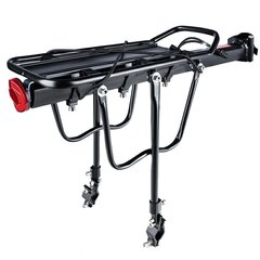 Багажник алюминиевый L9G, черный цвет цена и информация | Багажник для велосипеда | hansapost.ee