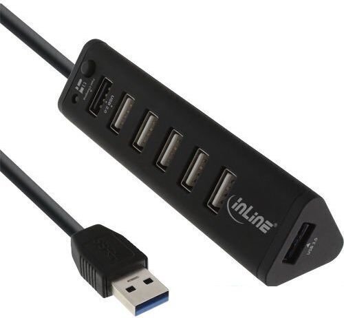 InLine 66763 цена и информация | USB adapterid ja jagajad | hansapost.ee
