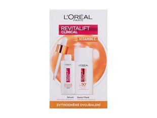 Косметический набор L'Oréal Paris: крем для лица, 50 мл + сыворотка, 30 мл цена и информация | Кремы для лица | hansapost.ee