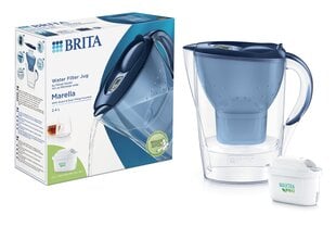 Фильтр для воды - кувшин Brita Marella Pro, 2,4 л + 1 фильтр-картридж цена и информация | Brita Бытовая техника и электроника | hansapost.ee