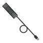 AXAGON HUE-S2BL 4x USB3.0 Charging Hub 1.2m Cable, MicroUSB Charging цена и информация | USB adapterid ja jagajad | hansapost.ee
