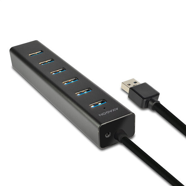 Axagon HUE-SA7BP 7x USB3.0 hind ja info | USB adapterid ja jagajad | hansapost.ee