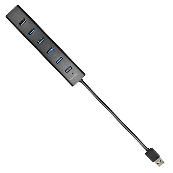 Axagon HUE-SA7BP 7x USB3.0 hind ja info | USB adapterid ja jagajad | hansapost.ee