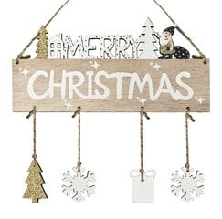 Рождественское украшение Счастливого Рождества, 20 см цена и информация | Декорации | hansapost.ee
