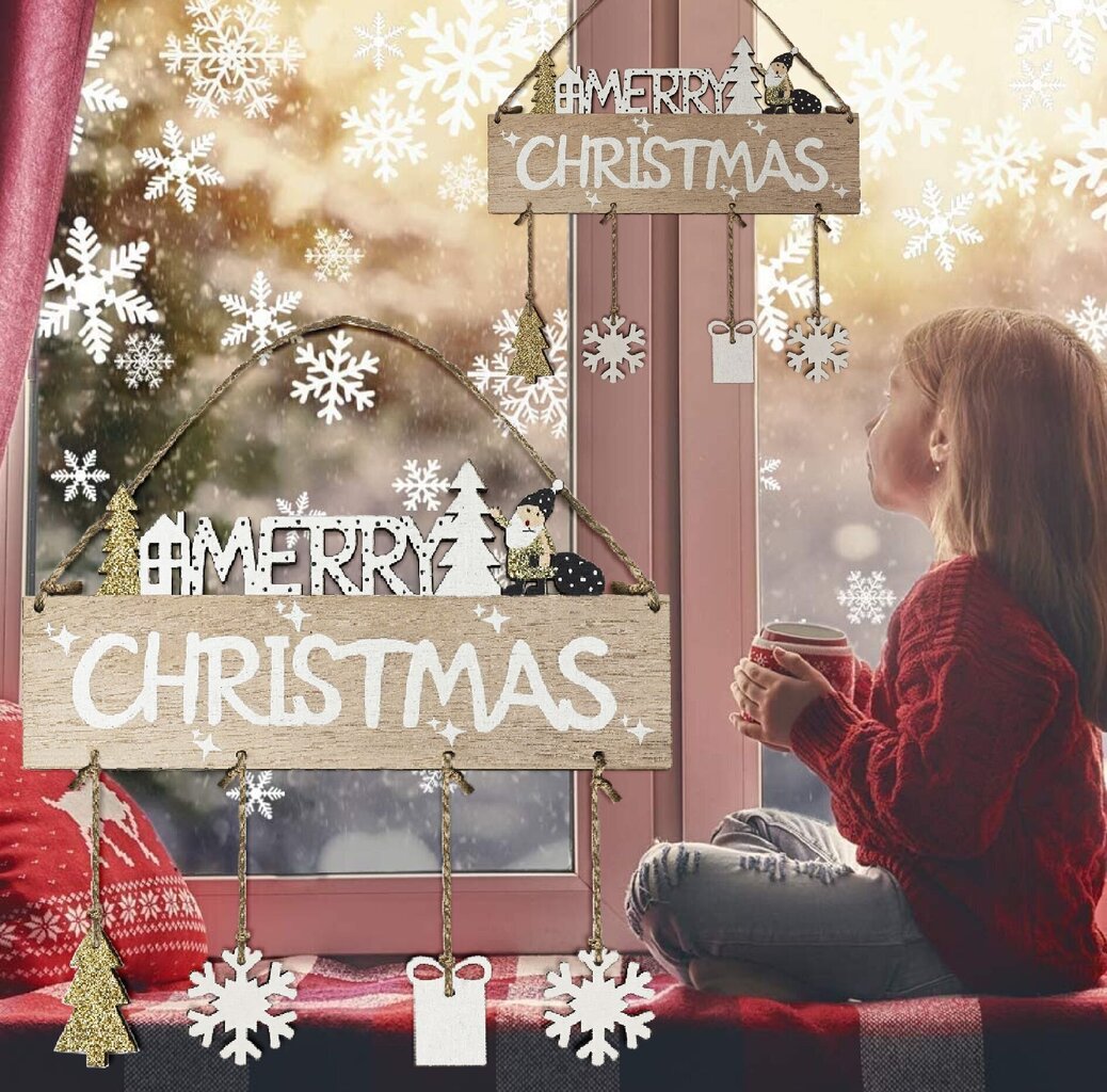 Jõulukaunistus "Merry Christmas", 20 cm hind ja info | Jõulukaunistused | hansapost.ee
