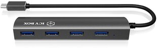 USB jaotur RaidSonic Icy Box AC6405-C hind ja info | USB adapterid ja jagajad | hansapost.ee