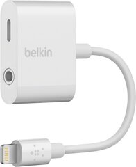 Adapter Lightning - 3,5mm + Lightning Belkin hind ja info | USB adapterid ja jagajad | hansapost.ee