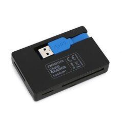 Omega OUCR33IN1 Картридер SDHC / MicroSD / SDXC / с 3.0 USB-плагином / черный цена и информация | Адаптеры, USB-разветвители | hansapost.ee