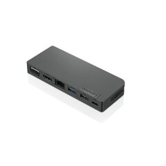 Lenovo Powered USB-C Travel Hub Ethernet hind ja info | USB adapterid ja jagajad | hansapost.ee