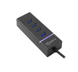 Sbox H-304, 4xUSB цена и информация | Адаптеры и USB-hub | hansapost.ee