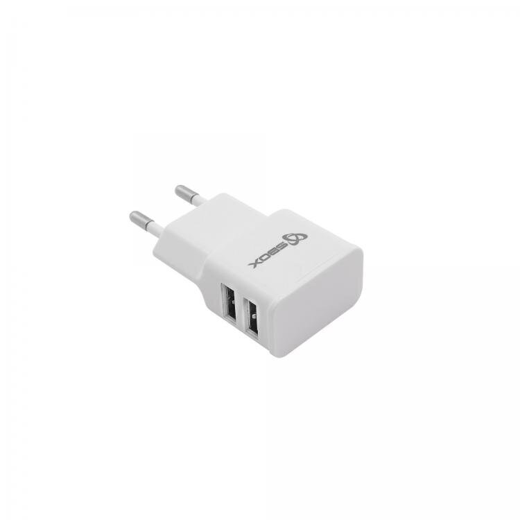 Sbox HC-23, 2xUSB, 2.1A hind ja info | USB adapterid ja jagajad | hansapost.ee