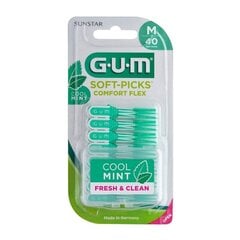 Резиновые межзубные ершики GUM SoftPicks Comfort Flex Mint, 40 шт. цена и информация | Зубные щетки, пасты | hansapost.ee